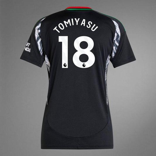 Women's 2024-25 Arsenal TOMIYASU 18 Away Replica Jersey