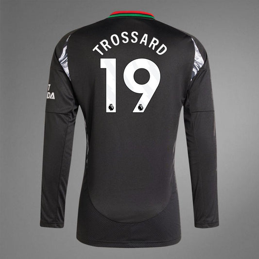 2024-25 Arsenal TROSSARD 19 Away Long Sleeve Replica Jersey