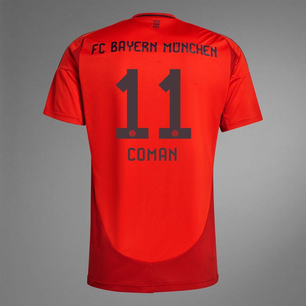 Youth 2024-25 Bayern Munich COMAN 11 Home Replica Jersey