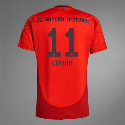 Youth 2024-25 Bayern Munich COMAN 11 Home Replica Jersey