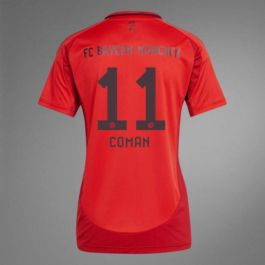 Women's 2024-25 Bayern Munich COMAN 11 Home Replica Jersey