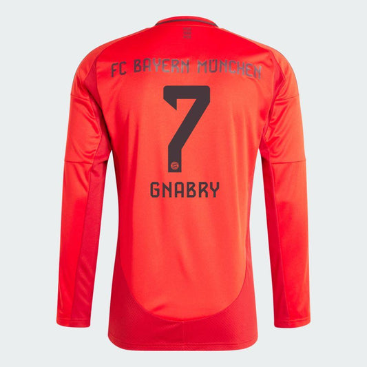 2024-25 Bayern Munich GNABRY 7 Home Long Sleeve Replica Jersey