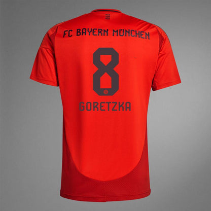 2024-25 Bayern Munich GORETZKA 8 Home Replica Jersey