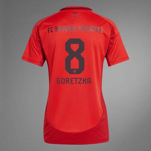 Women's 2024-25 Bayern Munich GORETZKA 8 Home Replica Jersey