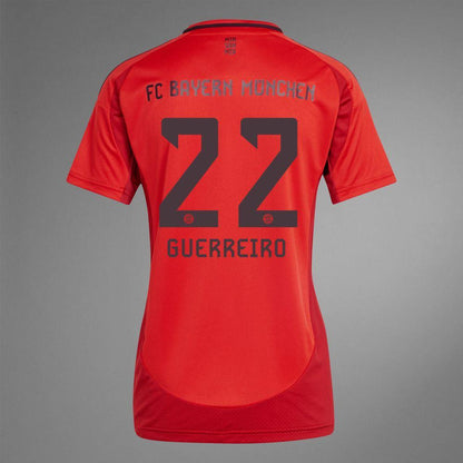 Women's 2024-25 Bayern Munich GUERREIRO 22 Home Replica Jersey