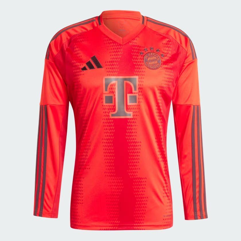 2024-25 Bayern Munich Home Long Sleeve Replica Jersey - Personalized