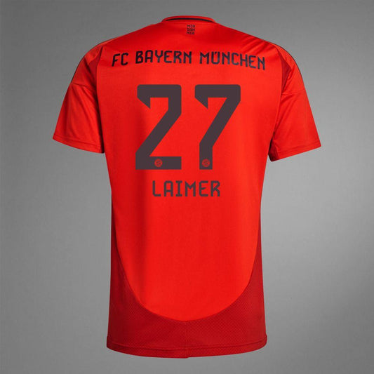 2024-25 Bayern Munich LAIMER 27 Home Replica Jersey