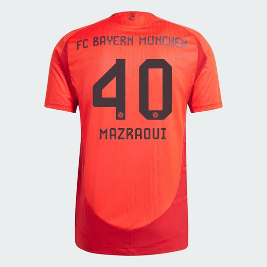 2024-25 Bayern Munich MAZRAOUI 40 Home Authentic Jersey