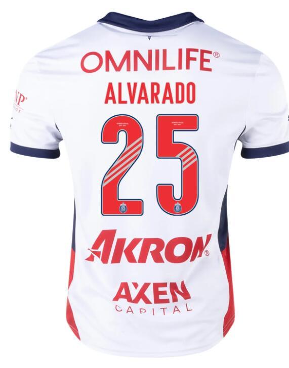 Youth 2024-25 Chivas Alvarado 25 Away Replica Jersey