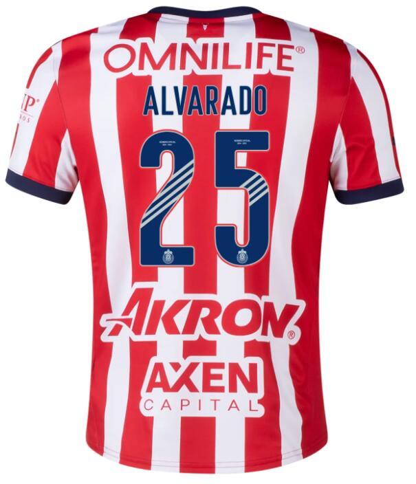 2024-25 Chivas Alvarado 25 Home Replica Jersey