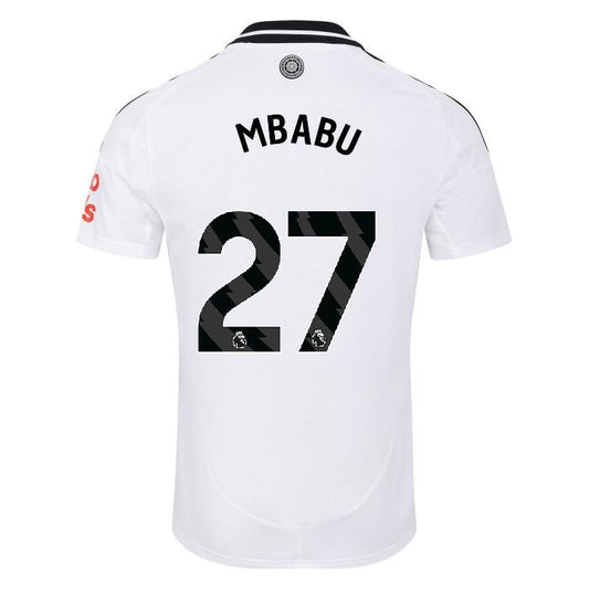 Women's 2024-25 Fulham MBABU 27 Home Replica Jersey