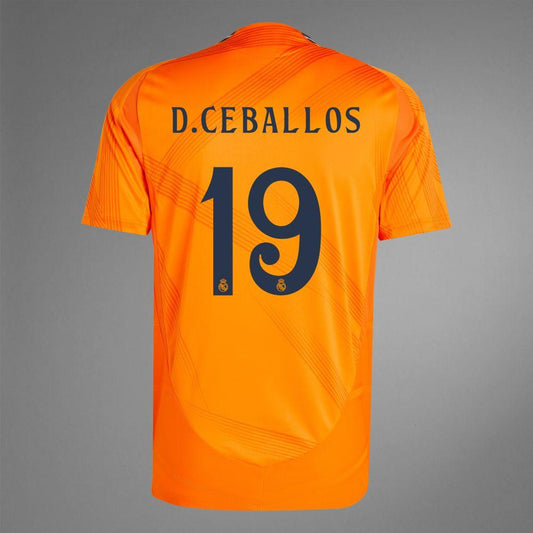 2024-25 Real Madrid Away D.CEBALLOS 19 Authentic Jersey