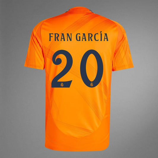 2024-25 Real Madrid AwayFRAN GARCiA 20 Authentic Jersey