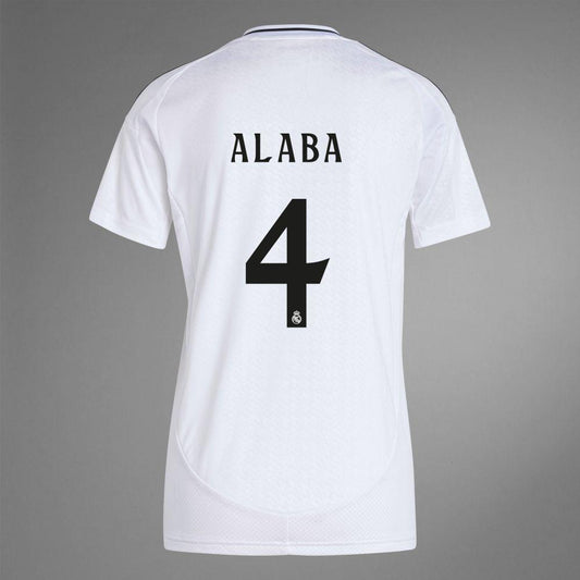 Women's 2024-25 Real Madrid Home ALABA 4 Replica Jersey