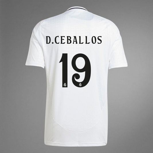 2024-25 Real Madrid Home D.CEBALLOS 19 Replica Jersey