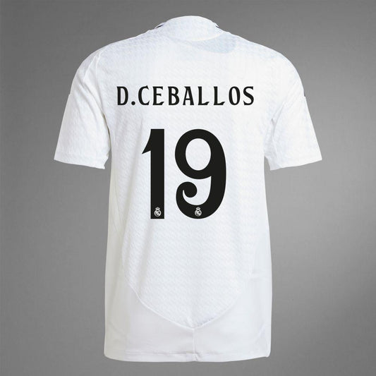 2024-25 Real Madrid Home D.CEBALLOS 19 Authentic Jersey