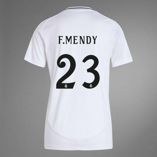 Women's 2024-25 Real Madrid Home F.MENDY 23 Replica Jersey