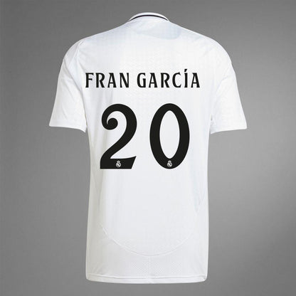 Youth 2024-25 Real Madrid Home FRAN GARCiA 20 Replica Jersey