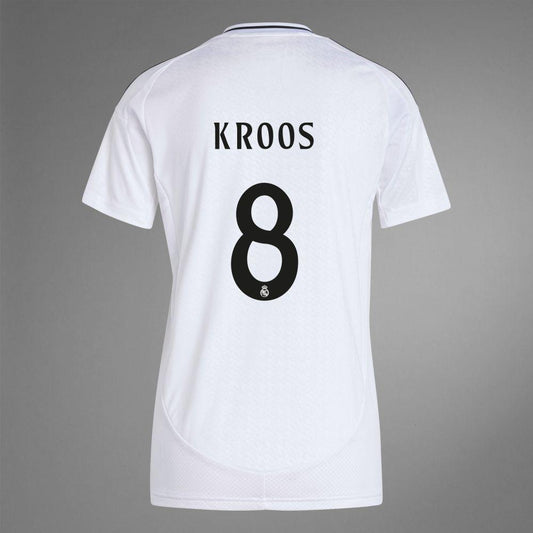 Women's 2024-25 Real Madrid Home KROOS 8 Replica Jersey