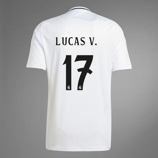 2024-25 Real Madrid Home LUCAS V. 17 Replica Jersey