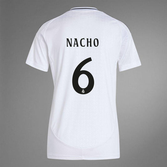 Women's 2024-25 Real Madrid Home NACHO 6 Replica Jersey