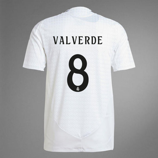 2024-25 Real Madrid Home VALVERDE 8 Authentic Jersey