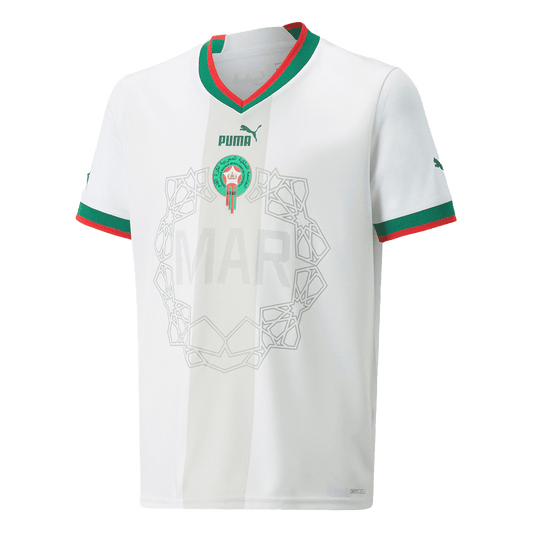 AFCON Morocco Away Soccer Replica Jersey - Personalized 2024