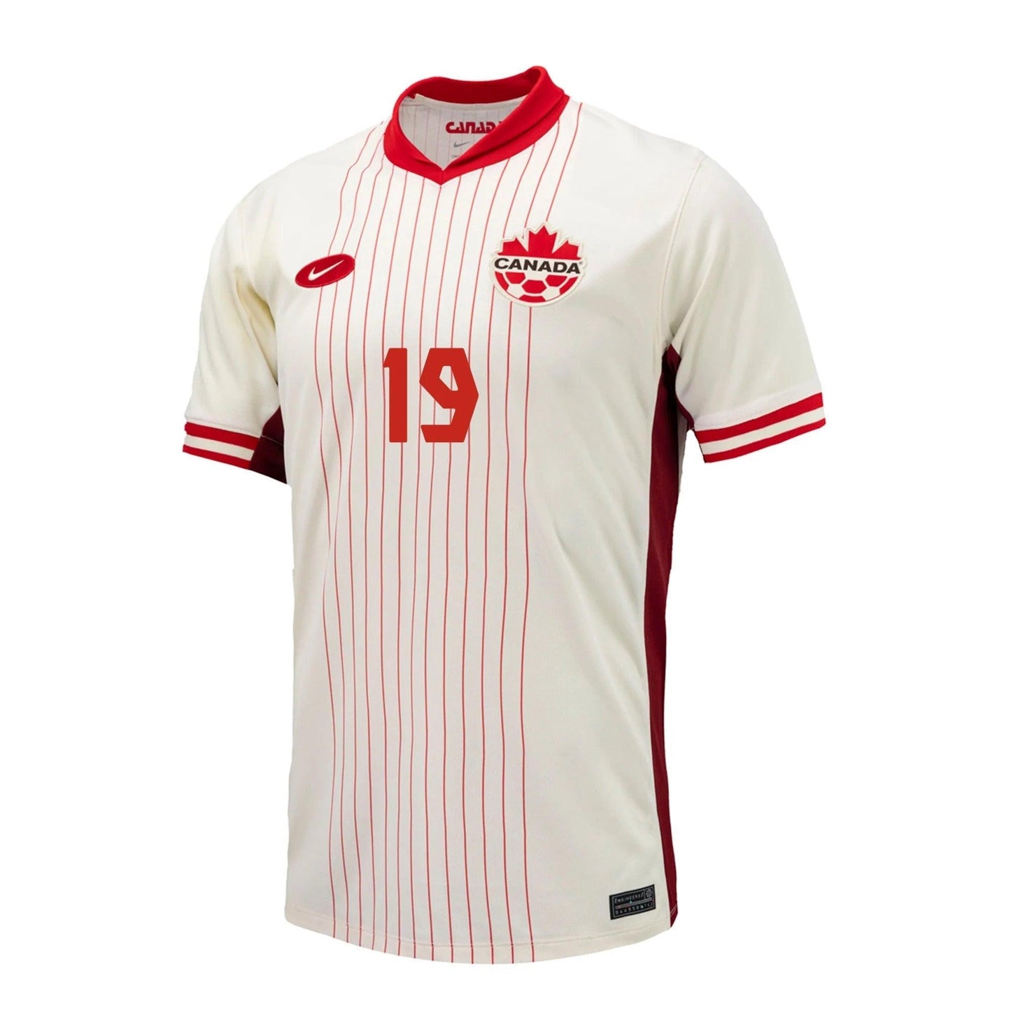 2024 Canada Alphonso Davies #19 Away Replica Jersey