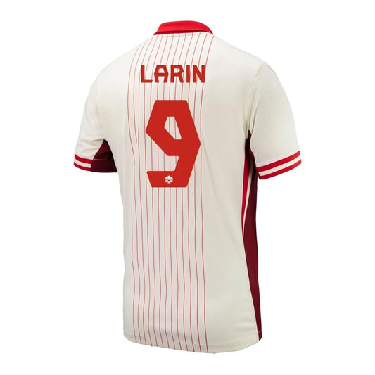 2024 Canada Cyle Larin #9 Away Replica Jersey 2024