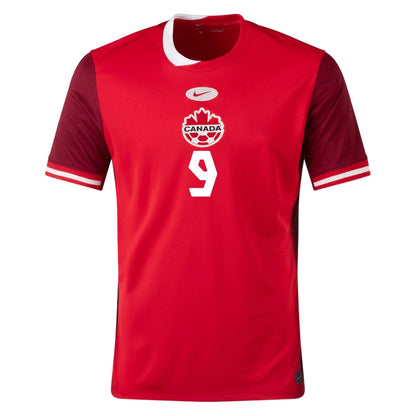 Youth 2024 Canada Cyle Larin #9 Home Replica Jersey