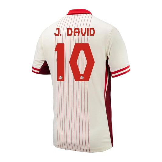 2024 Canada Jonathan David #10 Home Replica Jersey