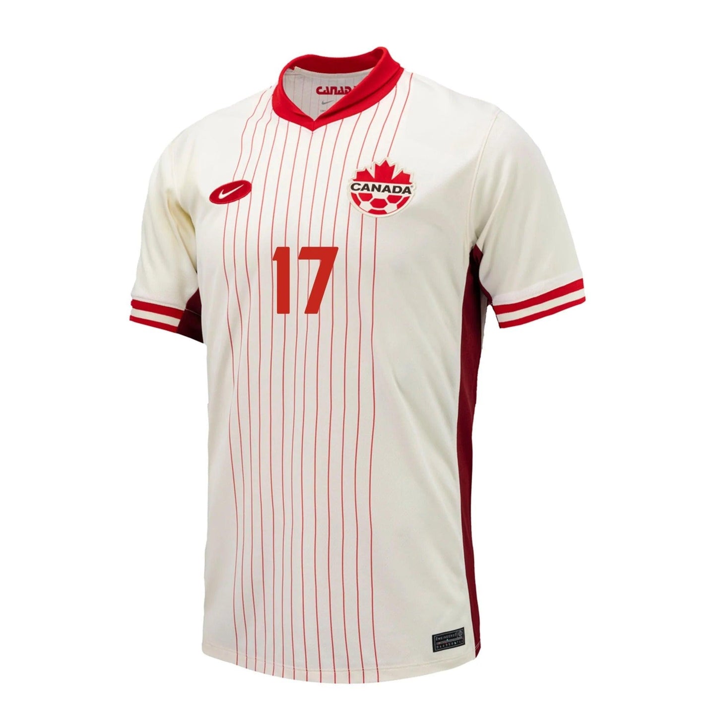 Youth 2024 Canada Tajon Buchanan #17 Away Replica Jersey