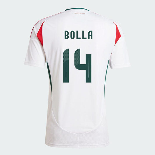 Youth Hungary Away Euro's Bendeguz Bolla #14 Replica Jersey 2024