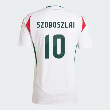 Hungary Away Euro's Dominik Szoboszlai #10 Replica Jersey 2024