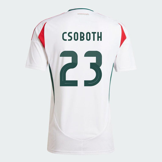 Youth Hungary Away Euro's Kevin Csoboth #23 Replica Jersey 2024