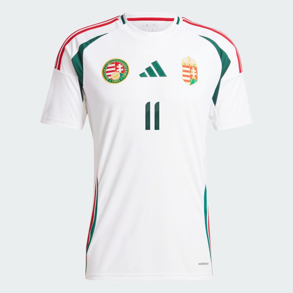 Hungary Away Euro's Milos Kerkez #11 Replica Jersey 2024