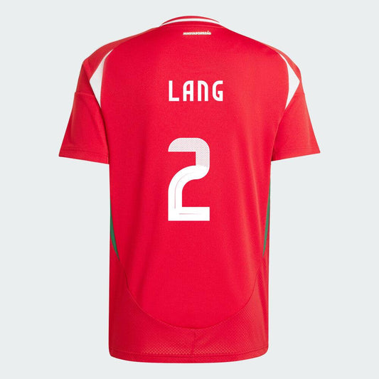 Youth Hungary Home Euro's AdAm Lang #2 Replica Jersey 2024