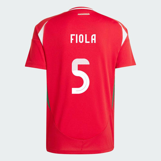 Youth Hungary Home Euro's Attila Fiola #5 Replica Jersey 2024