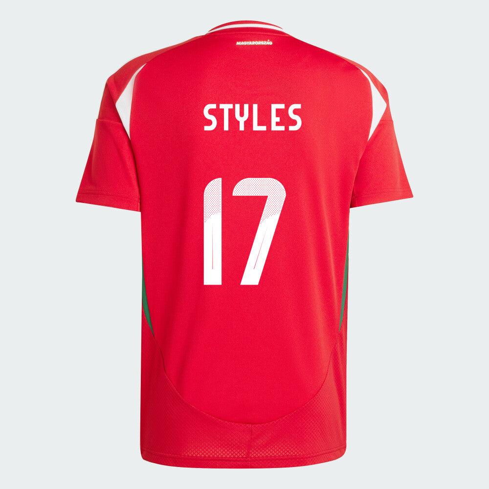 Hungary Home Euro's Callum Styles #17 Replica Jersey 2024