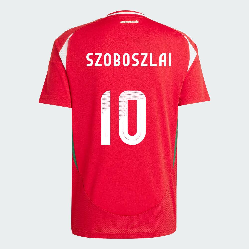 Hungary Home Euro's Dominik Szoboszlai #10 Replica Jersey 2024