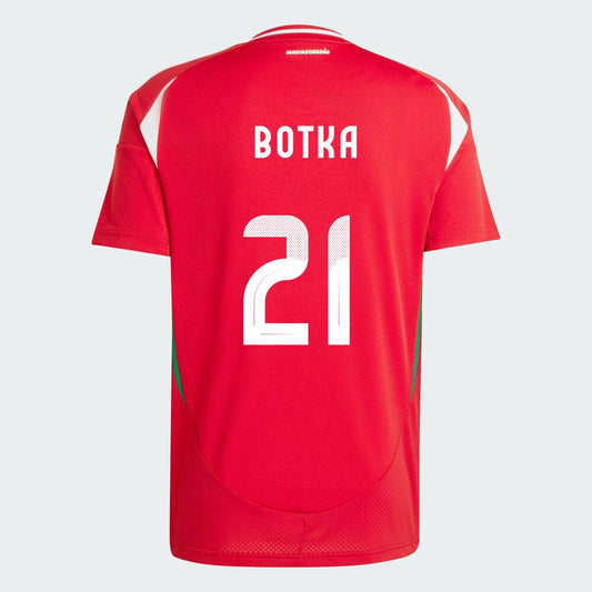 Youth Hungary Home Euro's Endre Botka #21 Replica Jersey 2024