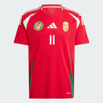 Youth Hungary Home Euro's Milos Kerkez #11 Replica Jersey 2024