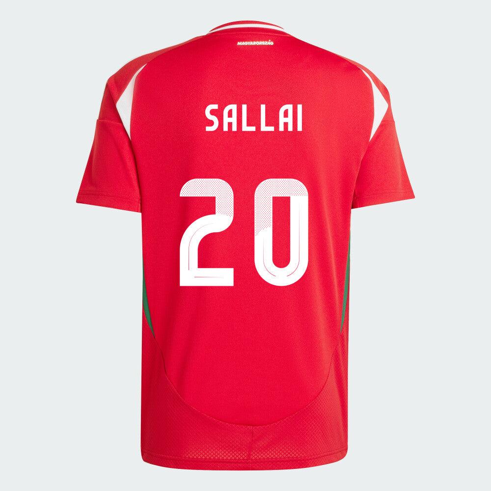 Youth Hungary Home Euro's Roland Sallai #20 Replica Jersey 2024