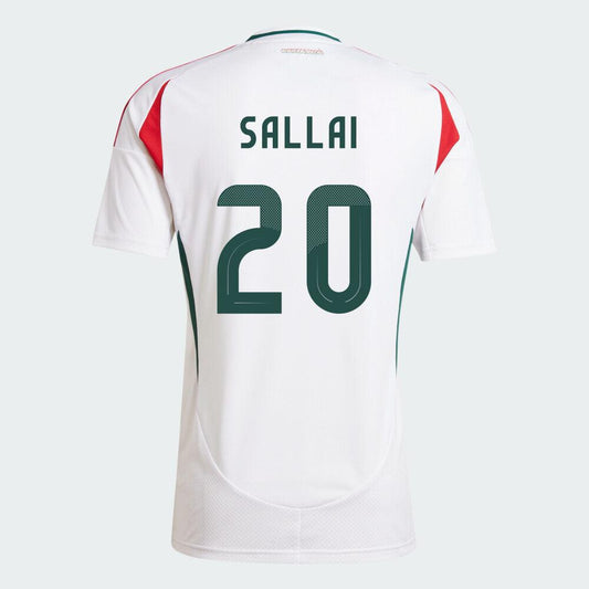 Youth Hungary Home Euro's Roland Sallai #20 Replica Jersey 2024