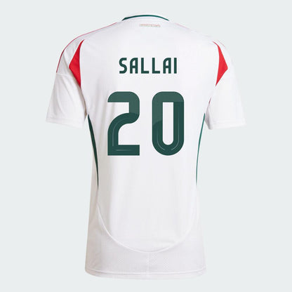 Hungary Home Euro's Roland Sallai #20 Replica Jersey 2024