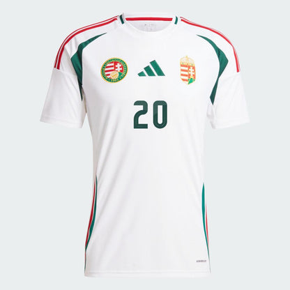 Youth Hungary Home Euro's Roland Sallai #20 Replica Jersey 2024