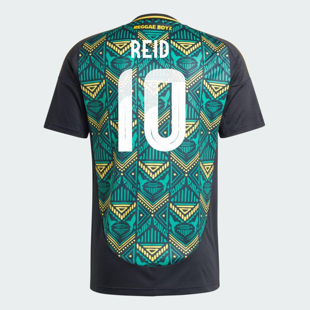 Youth Jamaica Away Bobby De Cordova-Reid #10 Soccer Replica Jersey 2024