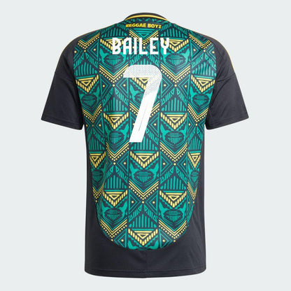 Jamaica Away Leon Bailey #7 Soccer Replica Jersey 2024