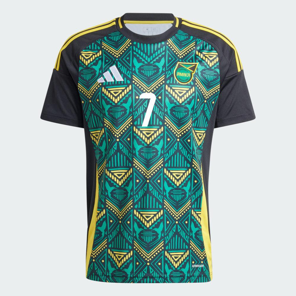 Jamaica Away Leon Bailey #7 Soccer Replica Jersey 2024