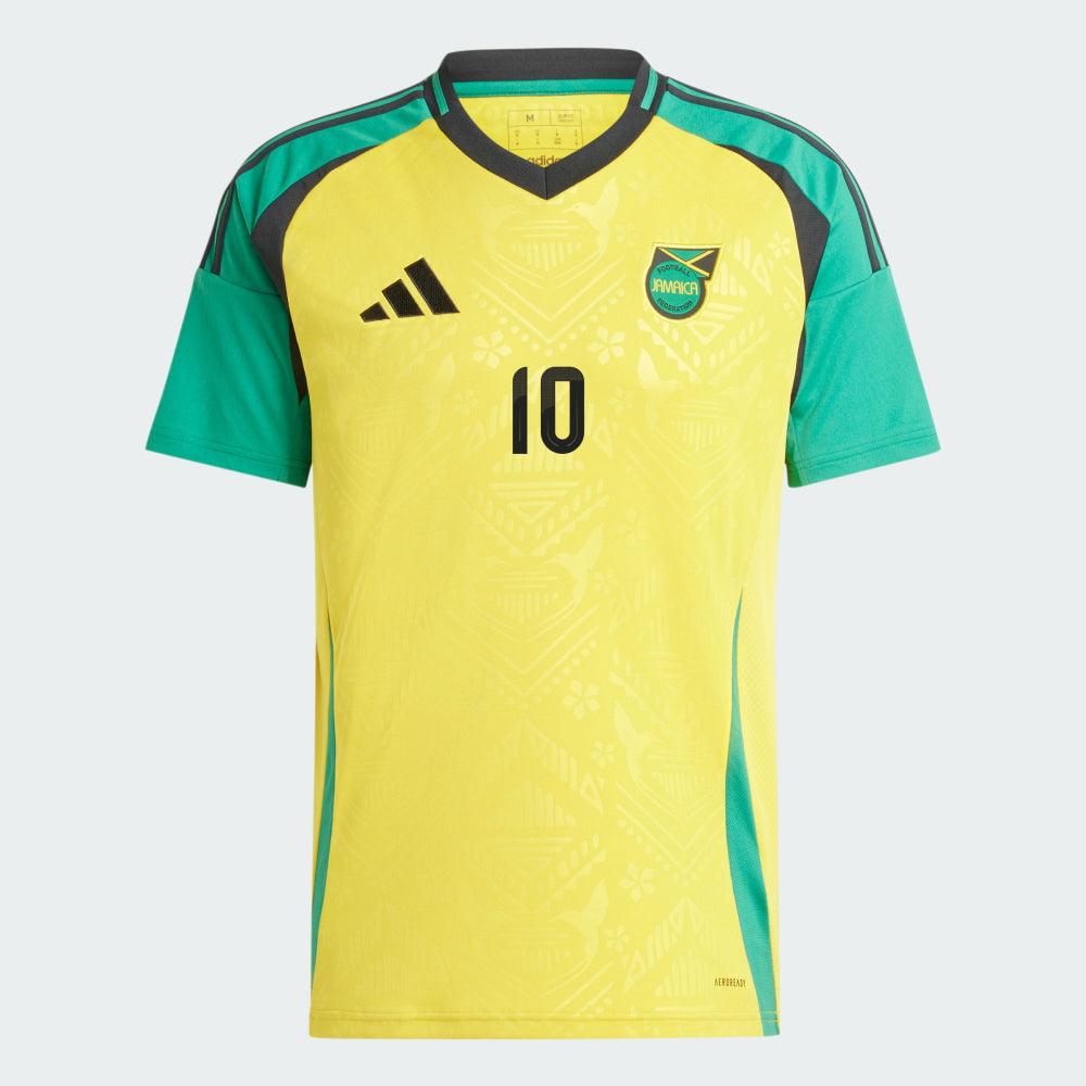 Jamaica Home Bobby De Cordova-Reid #10 Soccer Replica Jersey 2024